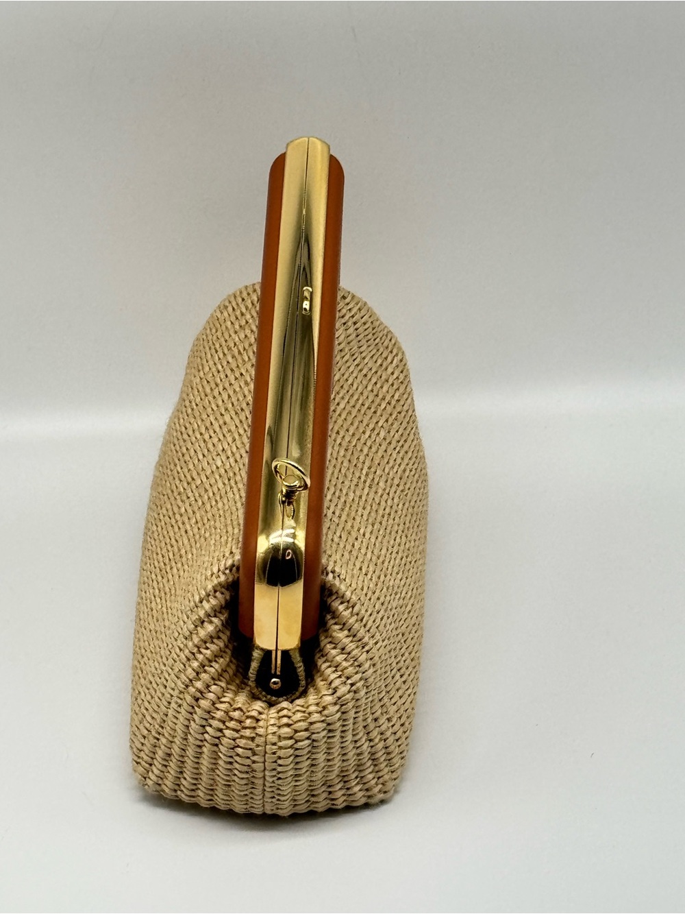 Fendi First Raffia Small Crossbody/Clutch - Picture 4 of 8